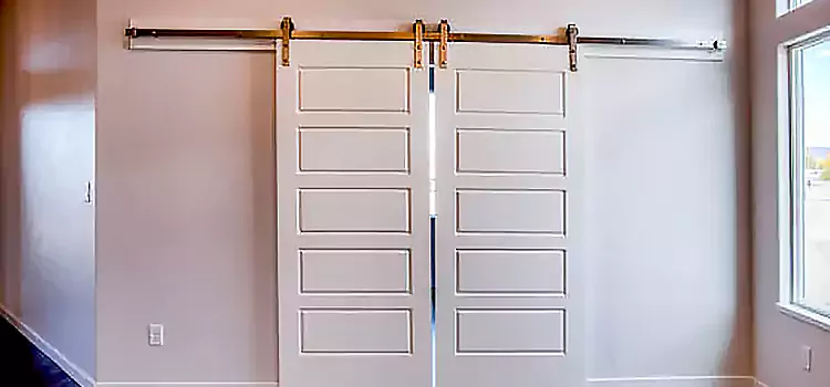 Glass Barn Door with Installation Hardware Kit East Point
