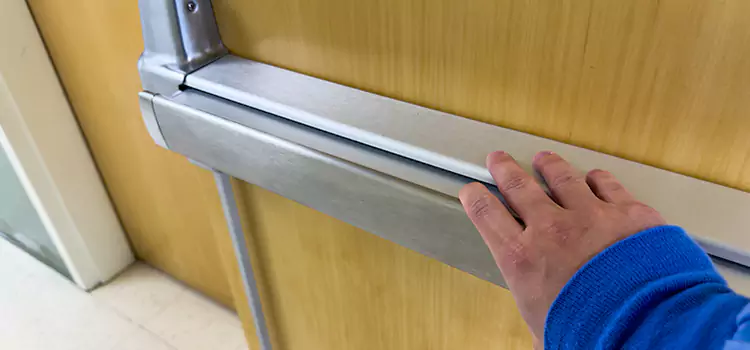 Installing a Push Bar on a Door East Point